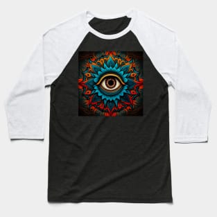 Mandala Eye Baseball T-Shirt